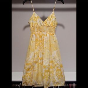 Yellow Floral Dress